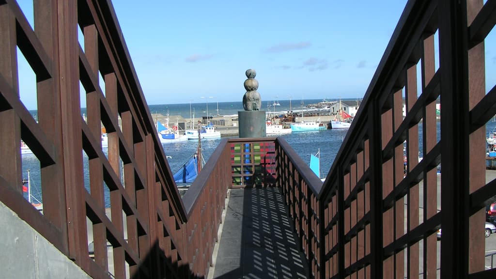 Trappen (Treppe zw der Stadt und dem Hafen)
