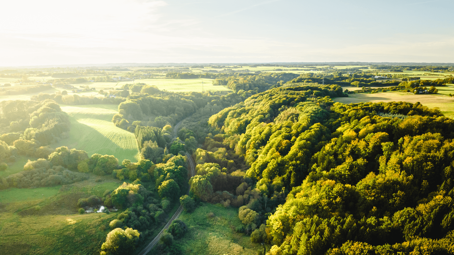 Aussicht über das Grejsdal in Vejle